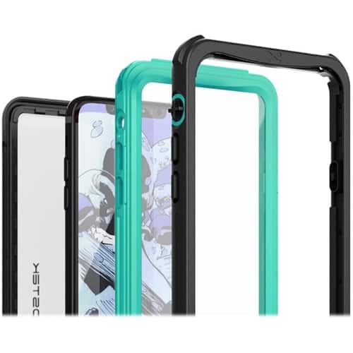 nautical protective water-resistant case for apple iphone x and xs - teal nautical protective water-resistant case for apple iphone x and xs - teal