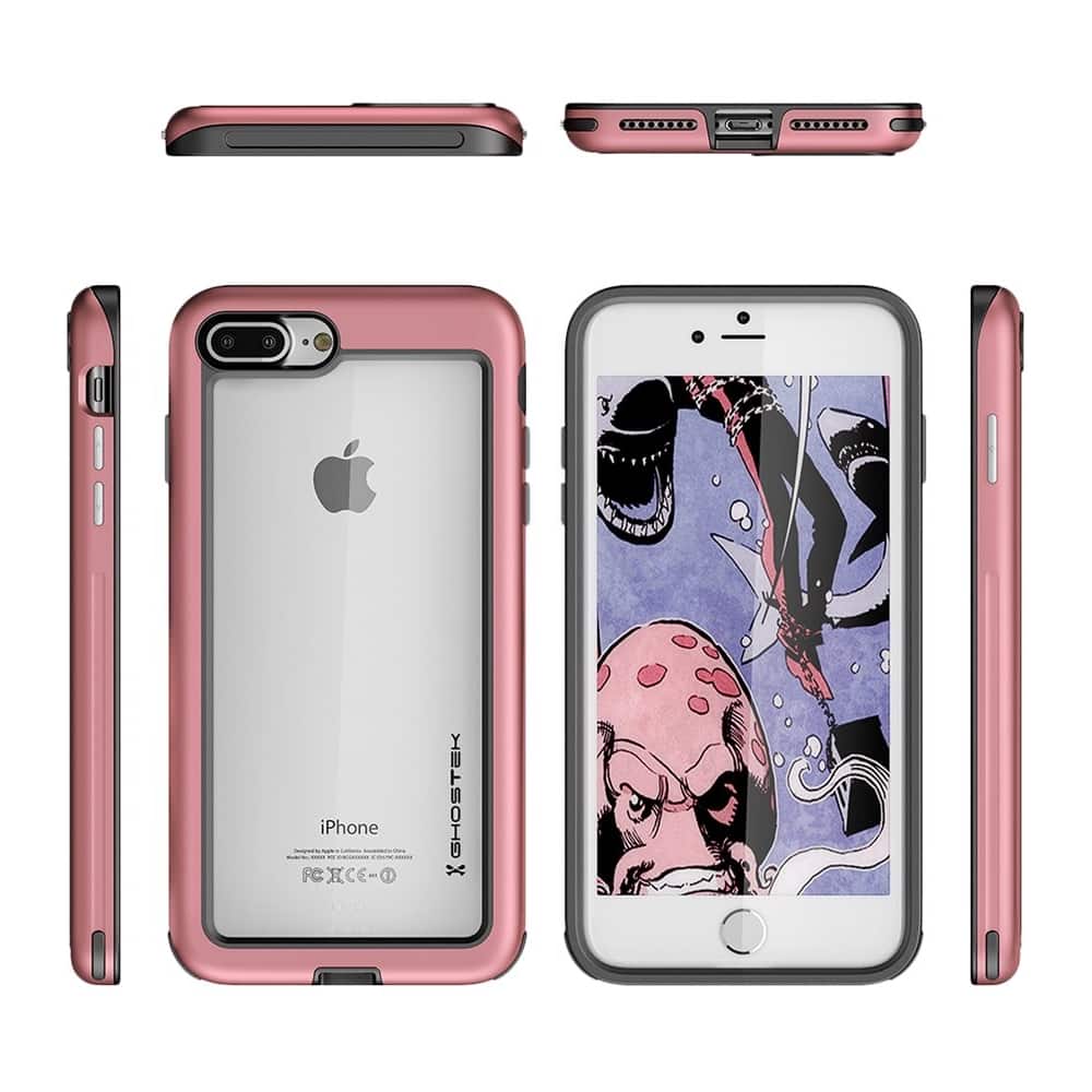 atomic slim case for apple iphone 7 plus and 8 plus - pink atomic slim case for apple iphone 7 plus and 8 plus - pink