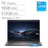14" Display
16GB RAM
512GB SSD
Windows 11 Pro
Intel Core i3