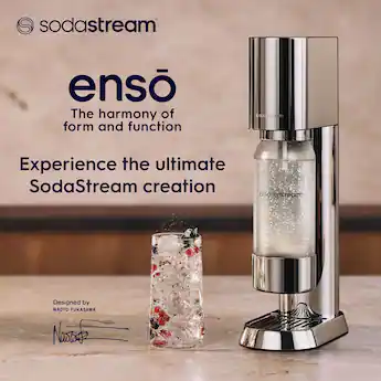 SodaStream - ENSO Sparkling Water Maker Starter Kit