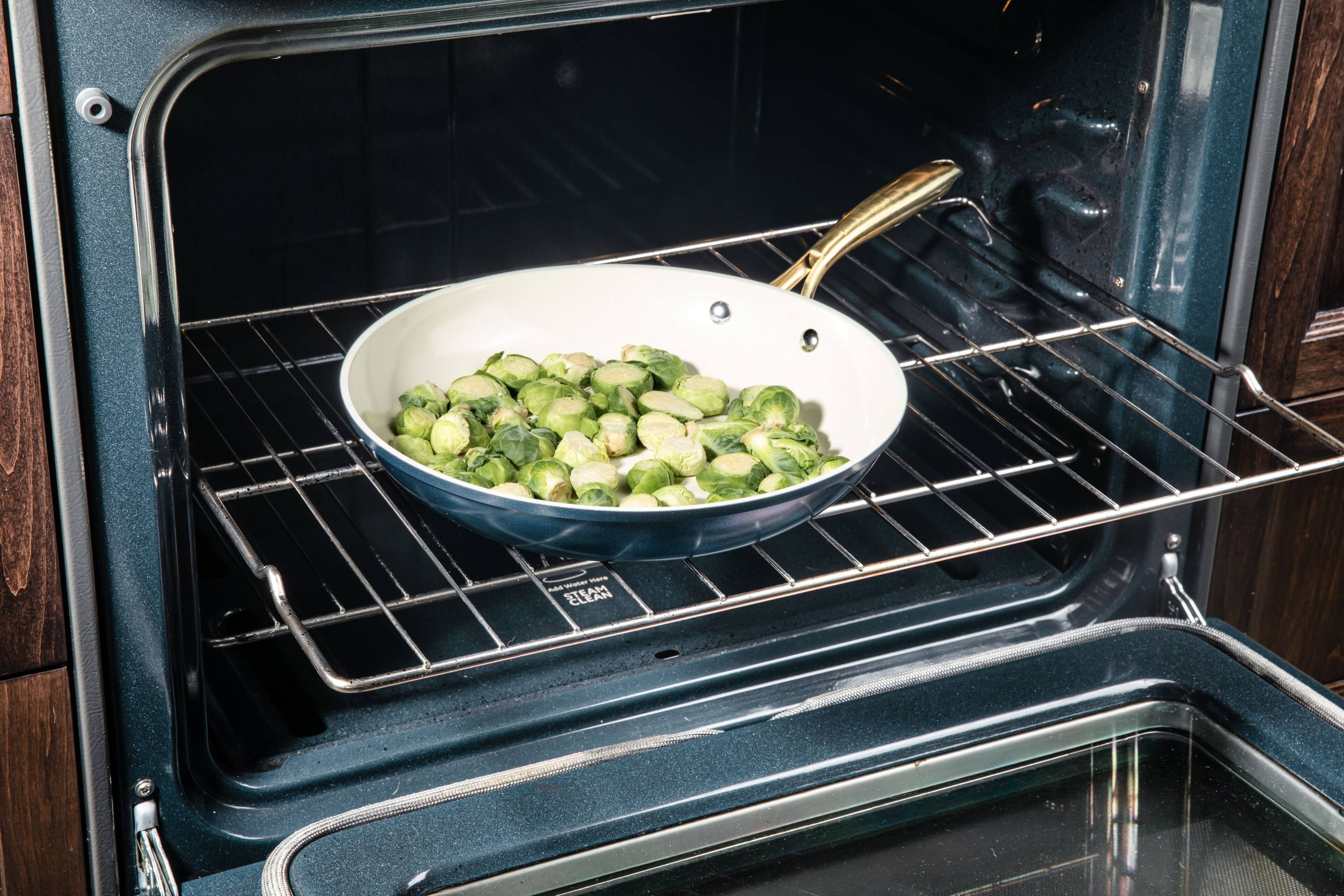 Alt View 4. Gotham Steel - Gotham Steel Navy 12'' Ultra Nonstick Ceramic Fry Pan with Stay Cool Handle - Navy.