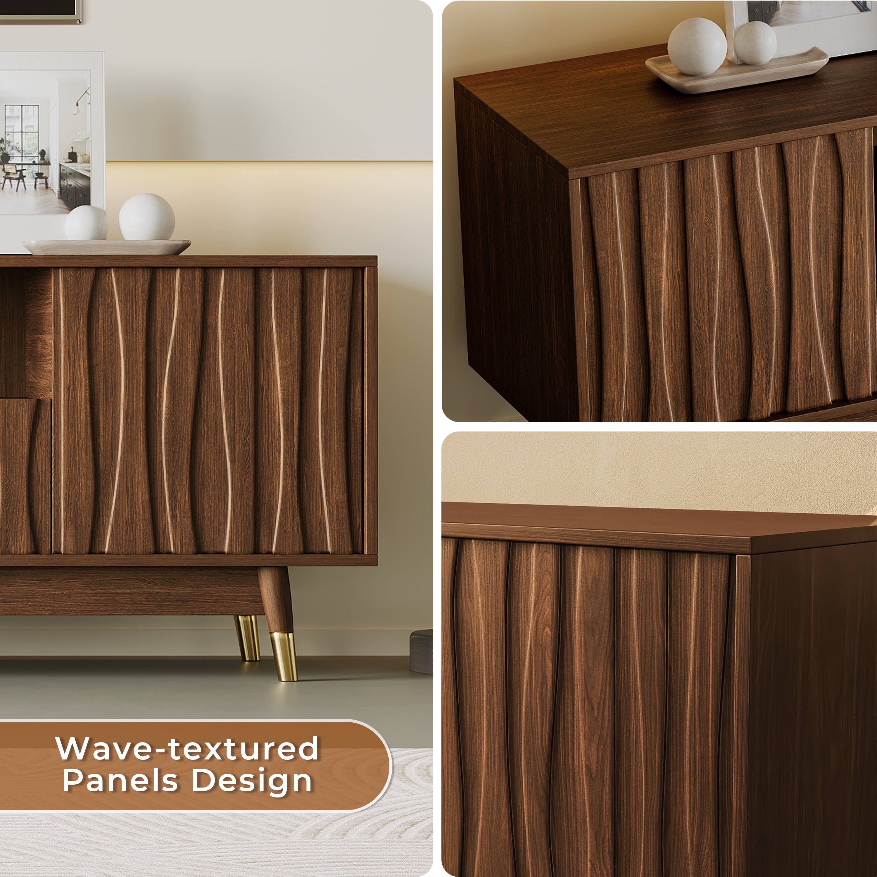 Wave-textured Panels Design