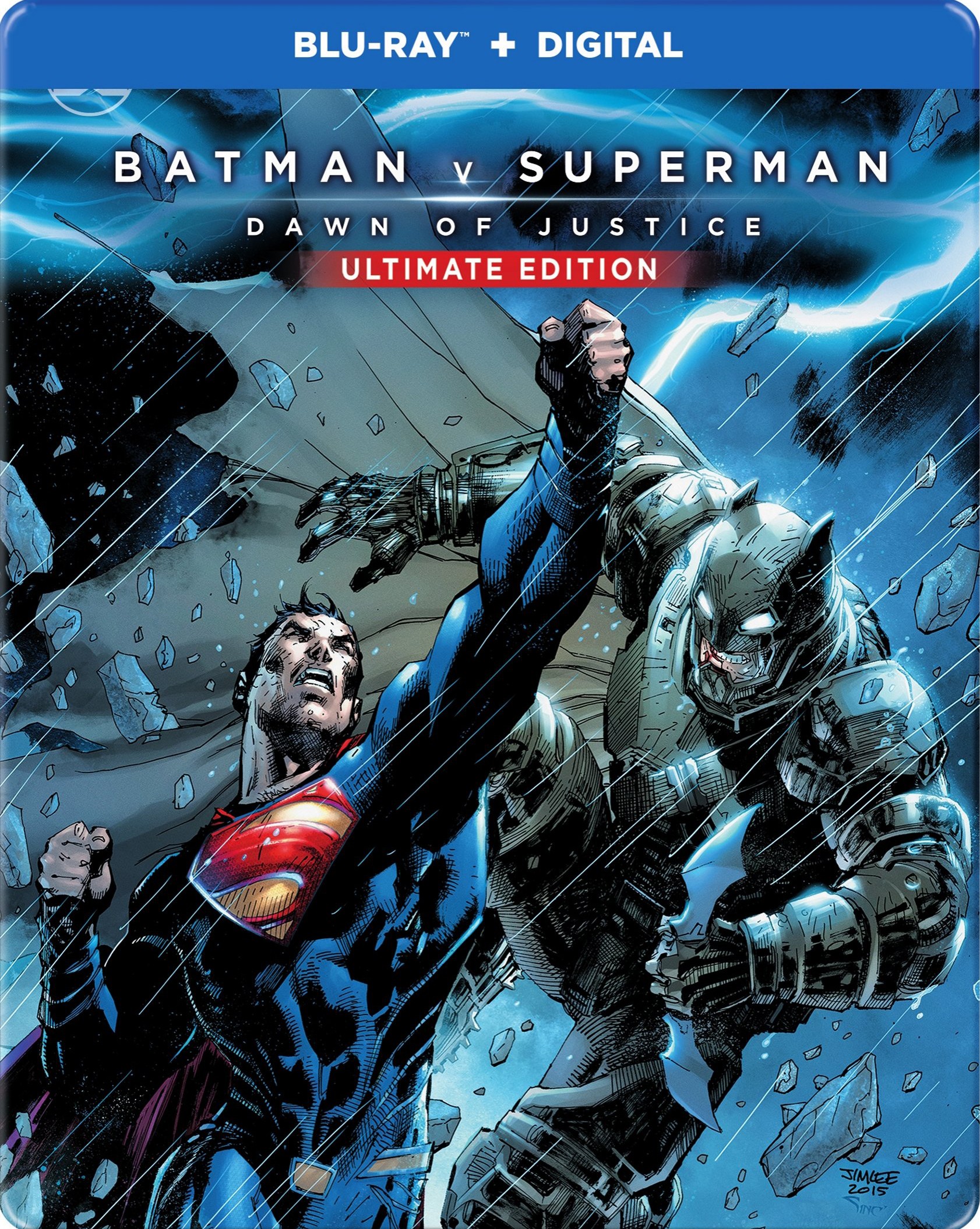 Arriba 42+ imagen batman v superman dawn of justice blu ray steelbook
