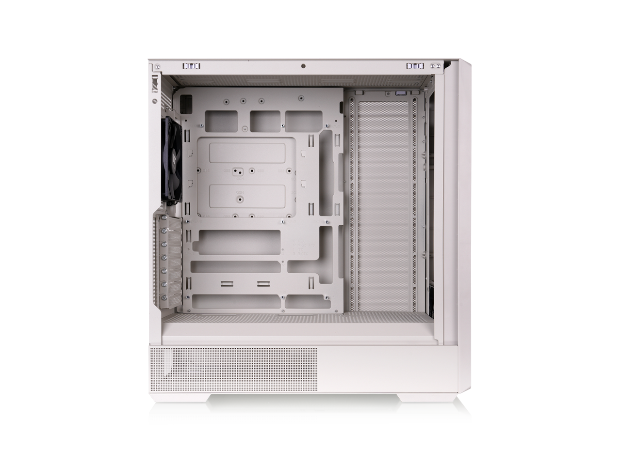 Alt View 1. Thermaltake - Thermaltake Retro 360: Mid Tower, 2x120mm Fans, ATX/mATX/mITX, 360mm Rad, 400mm GPU, Vertical GPU, Rotatable PCIe - Black.