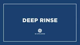 Deep Rinse Feature