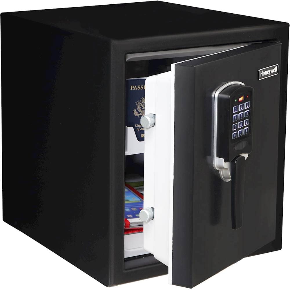 Honeywell Cu Ft Fire And Water Resistant Security Safe With Electronic Lock Black