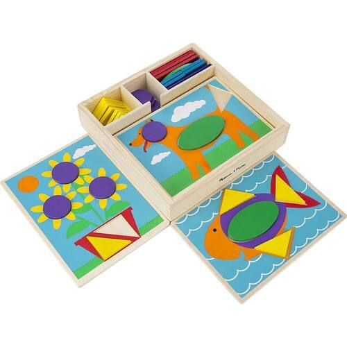 Melissa & Doug - Beginner Pattern Blocks - Multi