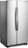 Angle. Whirlpool - 21.7 Cu. Ft. Side-by-Side Refrigerator - Monochromatic Stainless Steel.