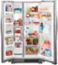 Alt View 1. Whirlpool - 21.7 Cu. Ft. Side-by-Side Refrigerator - Monochromatic Stainless Steel.