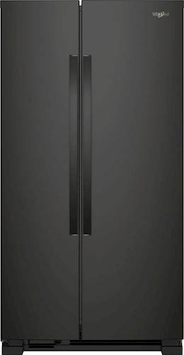 Whirlpool - 21.7 Cu. Ft. Side-by-Side Refrigerator - Black