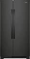 Whirlpool - 33 in. Wide 21.7 cu. ft. Side-by-Side Refrigerator - Black