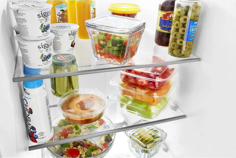 Alt View 3. Whirlpool - 21.7 Cu. Ft. Side-by-Side Refrigerator - White.