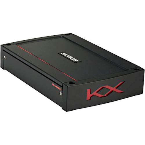 Rent to own KICKER - KX Series 1600W Class D Mono Amplifier with Variable Low-Pass Crossover - Black