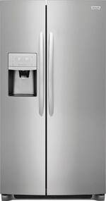 Frigidaire - 22.2 Cu. Ft. Counter-Depth Refrigerator - Stainless steel - Front_Standard