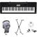 Alt View 11. Casio - Portable Keyboard with 61 Velocity-Sensitive Keys - Black.