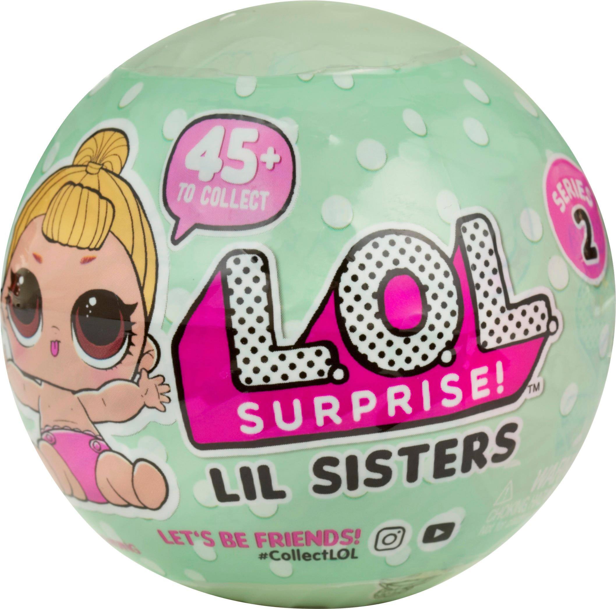 Front. L.O.L. Surprise! - Series 2 Lil Sisters Doll - Styles May Vary.