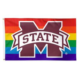 WinCraft - Mississippi State Bulldogs 3' x 5' Single-Sided Deluxe Team Pride Flag - Multicolor