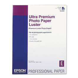 Epson - Ultra Premium Photo Paper 17 x 22 inches Luster White - Pack of 25