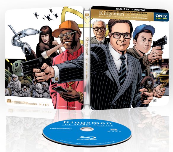  Kingsman: The Secret Service [SteelBook] [Includes Digital Copy] [Blu-ray] [Only @ Best Buy] [2015]