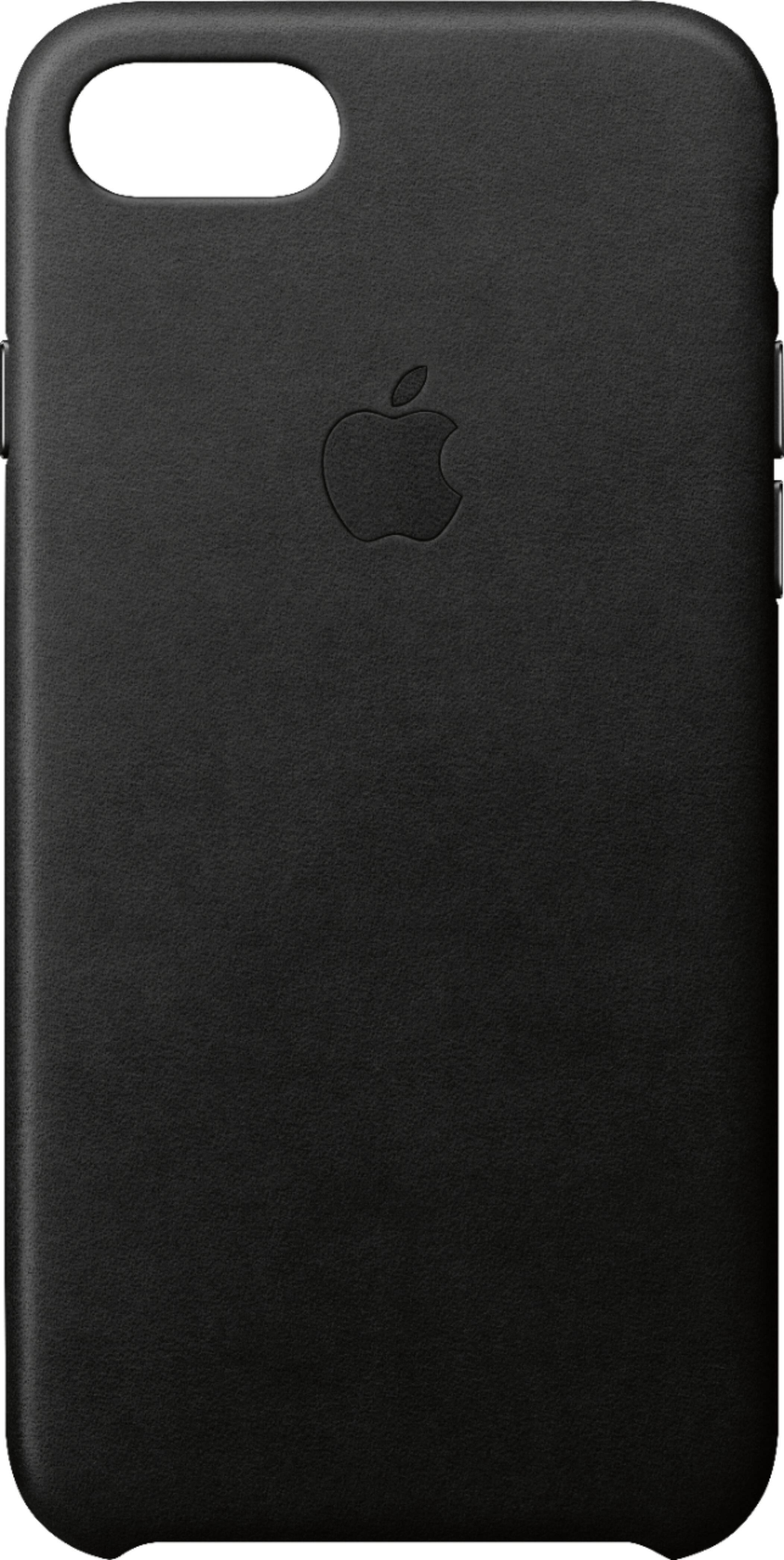 Alt View 11. Apple - iPhone® 8/7 Leather Case - Black.