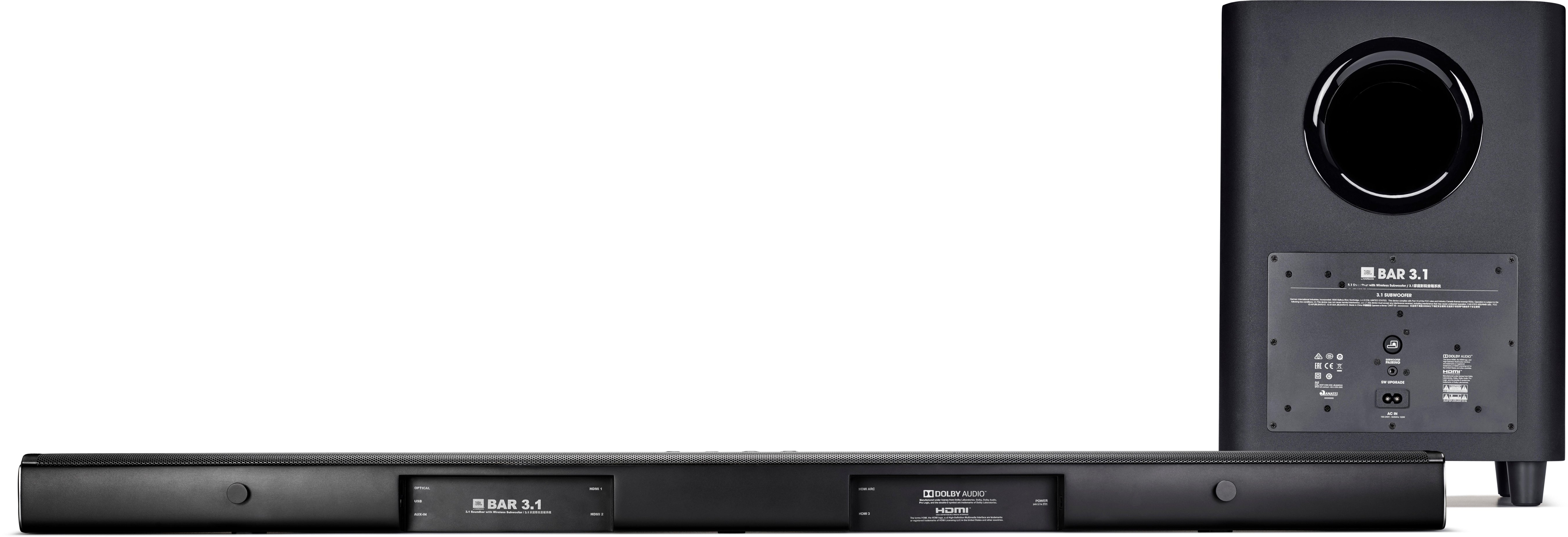 Best Buy: JBL with 10" Subwoofer and Digital Amplifier Black JBLBAR31BLKAM