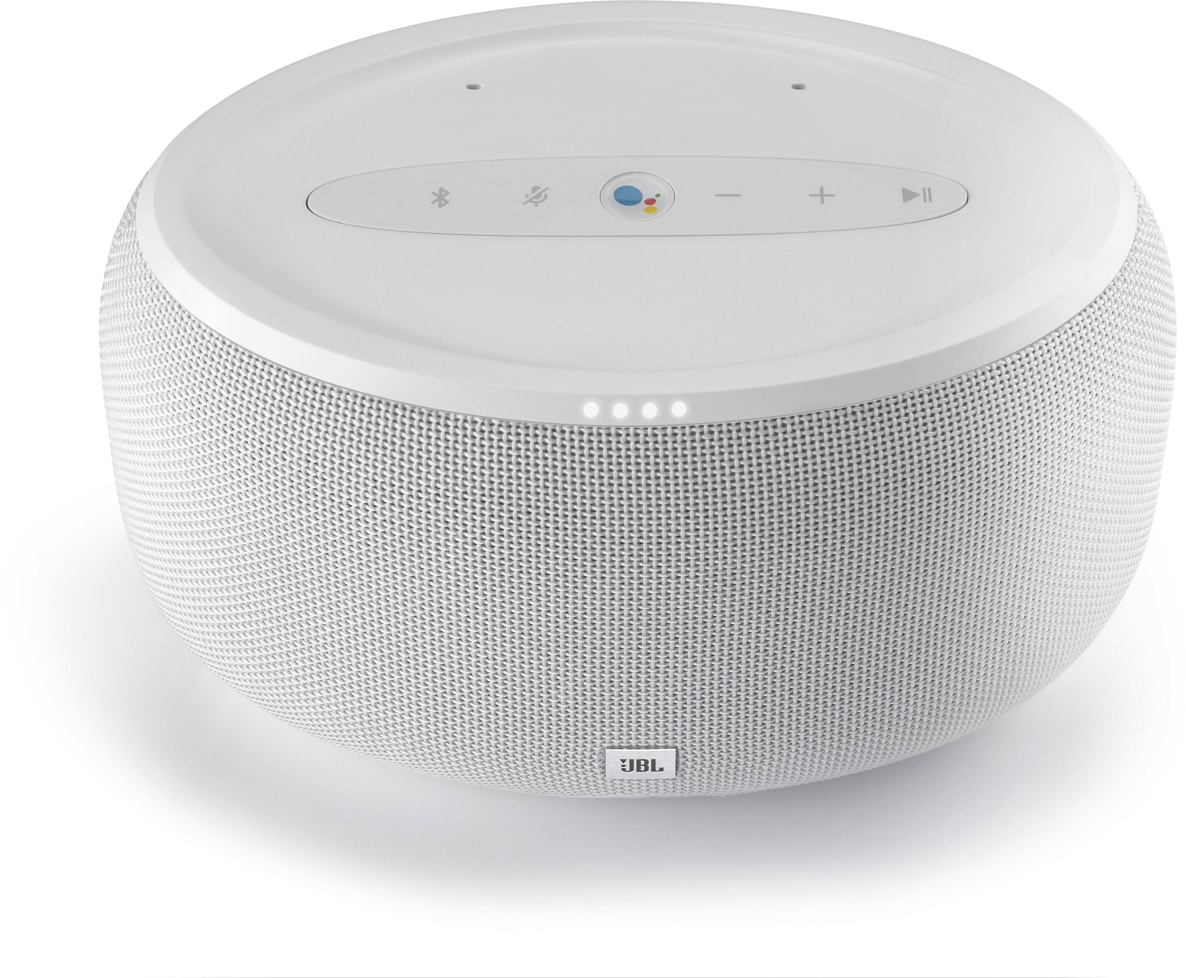 Alt View 12. JBL - LINK 300 Wireless Speaker with Google Assistant - White.