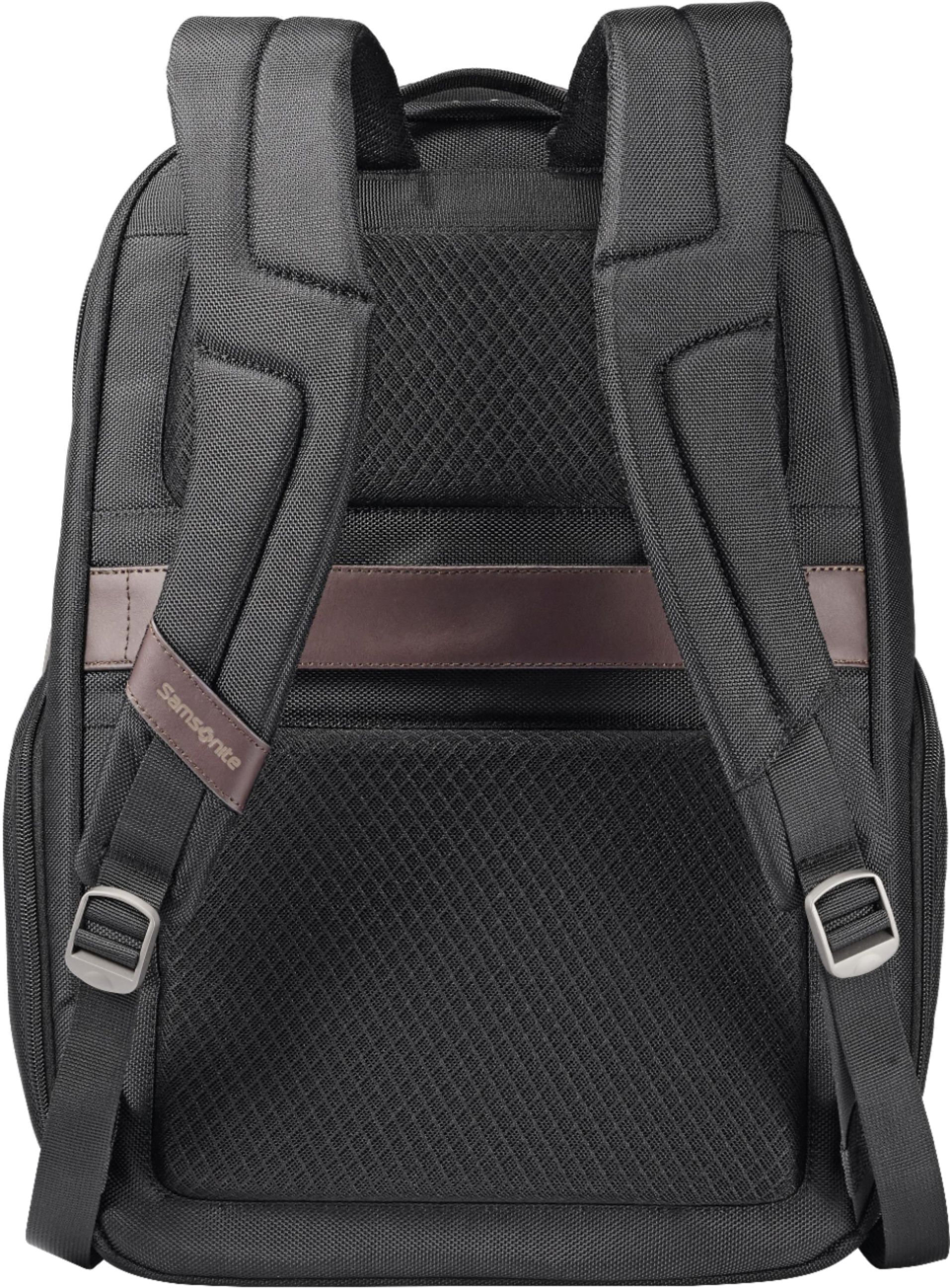 Back View: Samsonite - Large Kombi Backpack for 15.6" Laptop - Black/Brown