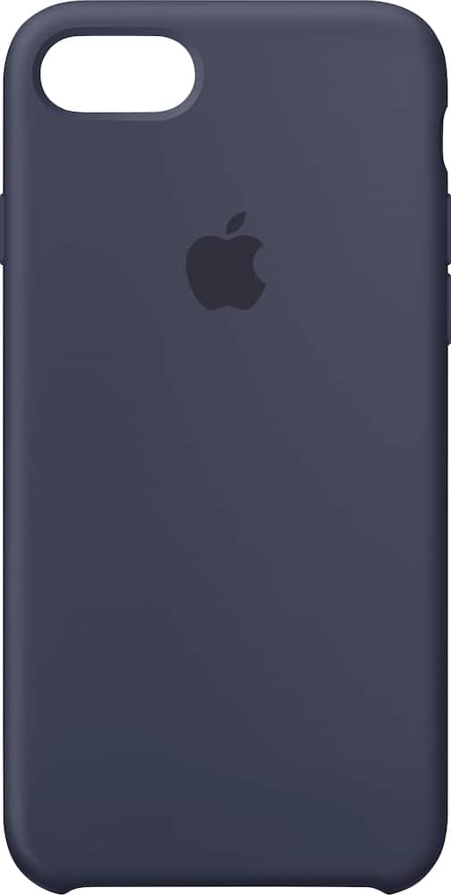 apple - iphone 8/7 silicone case - midnight blue apple - iphone 8/7 silicone case - midnight blue
