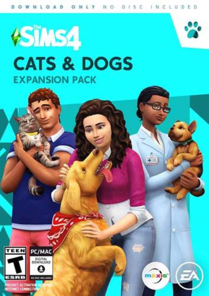 Front. Electronic Arts - Sims 4 Cats and Dogs Expansion Pack.