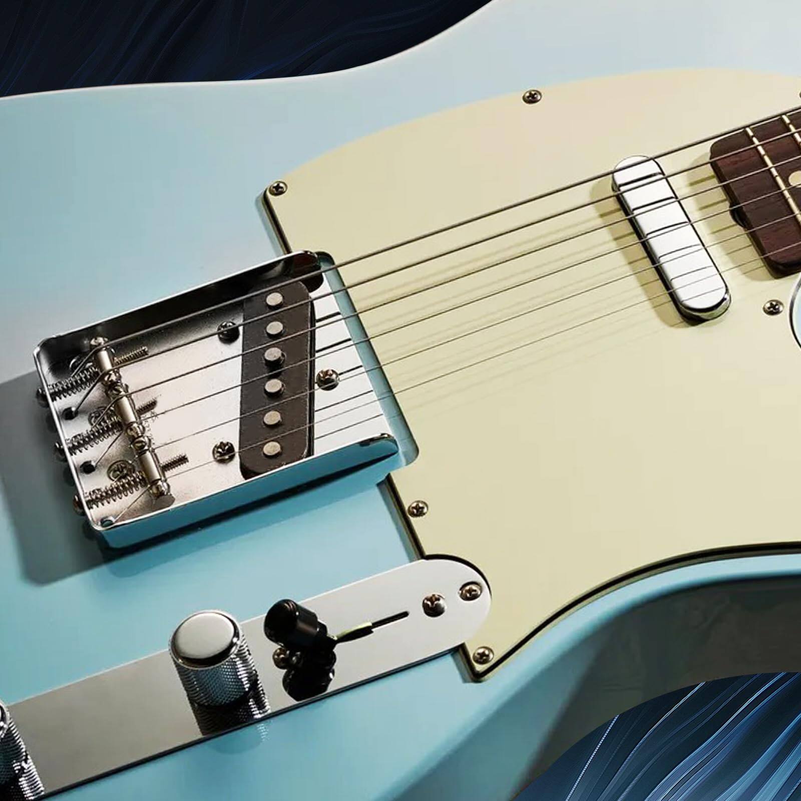 Back. Dazzling Pops - Vintage Alnico 5 Tele Bridge Single Coil Pickups For Fd/sq 6-string Electric Guitar - Default.