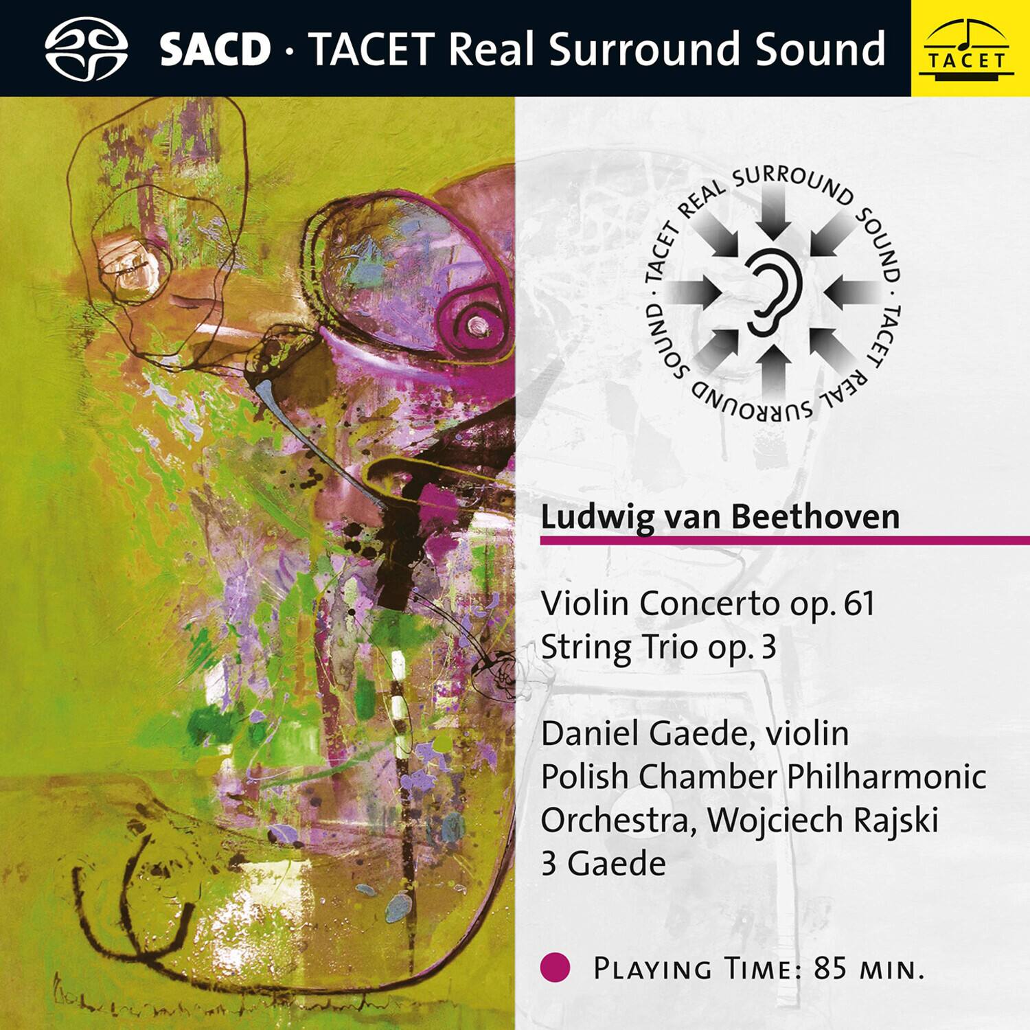 Gaede  Polish Chamber Philharmonic Orchestra  Rajski - Violin Concerto / String Trio   - SUPER-AUDIO CD [Super Audio CD (SACD)]