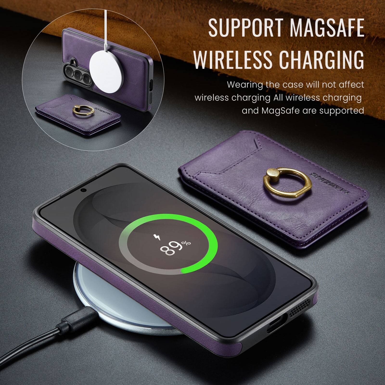 0320200 SUPPORT MAGSAFE WIRELESS CHARGING  
Wearing the case will not affect wireless charging  
All wireless charging and MagSafe are supported  
FZ 89%