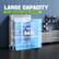 LARGE CAPACITY
Free adjustment to placing need food
UP To
863L
36 Cu.ft/2,247lbs