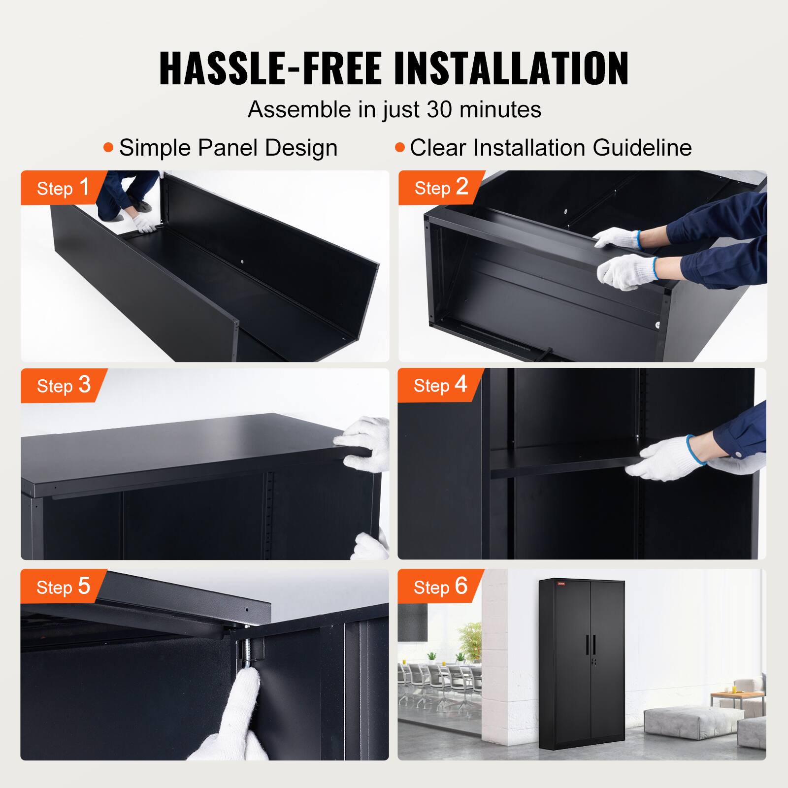 Step 1: HASSLE-FREE INSTALLATION Assemble in just 30 minutes Simple Panel Design Clear Installation Guideline

Step 2: Step 2

Step 3: Step 3

Step 4: Step 4

Step 5: Step 5

Step 6: Step 6