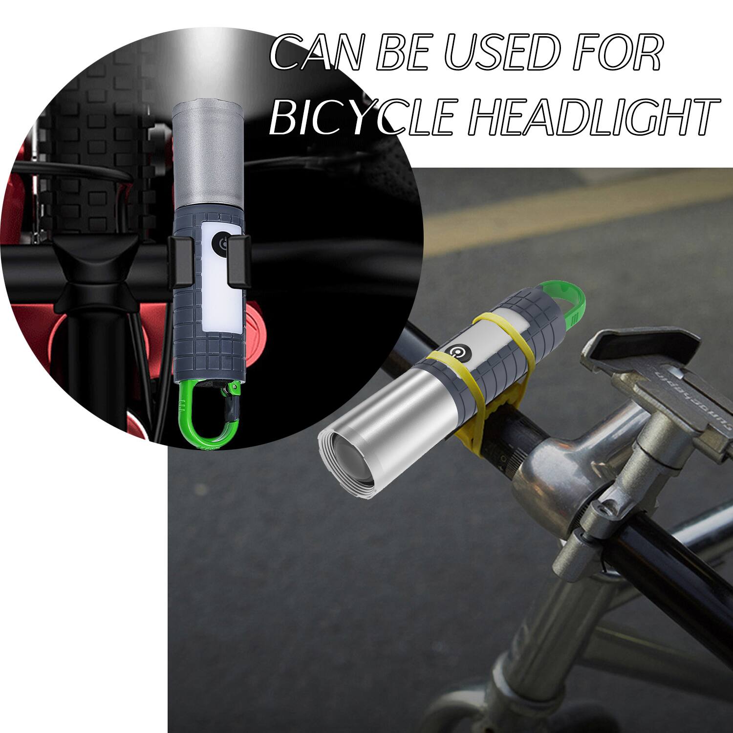 CAN BE USED FOR BICYCLE HEADLIGHT
