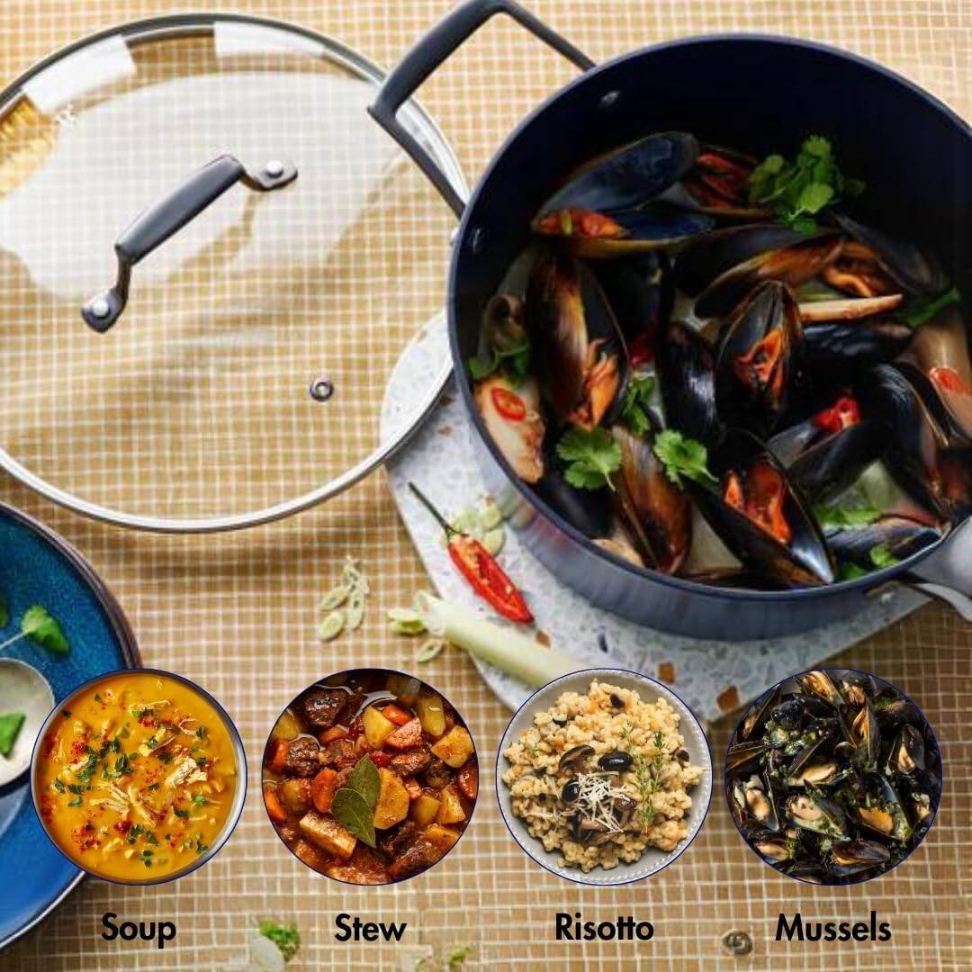 Soup  
Stew  
Risotto  
Mussels