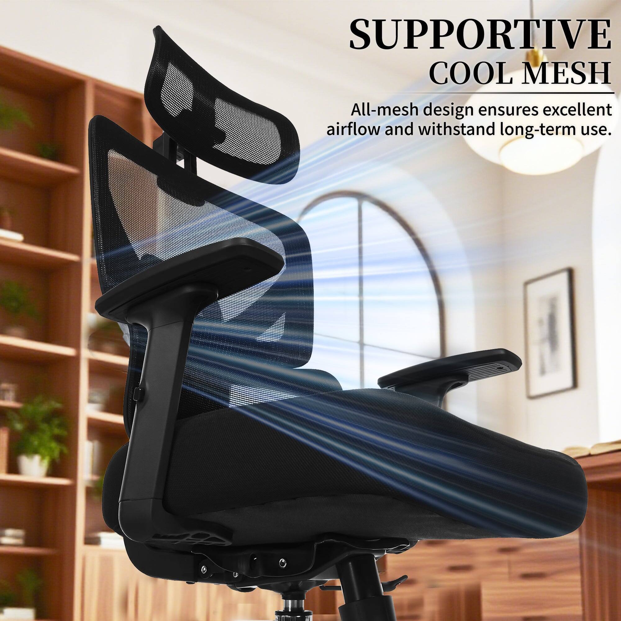 SUPPORTIVE COOL MESH

All-mesh design ensures excellent airflow and withstand long-term use.