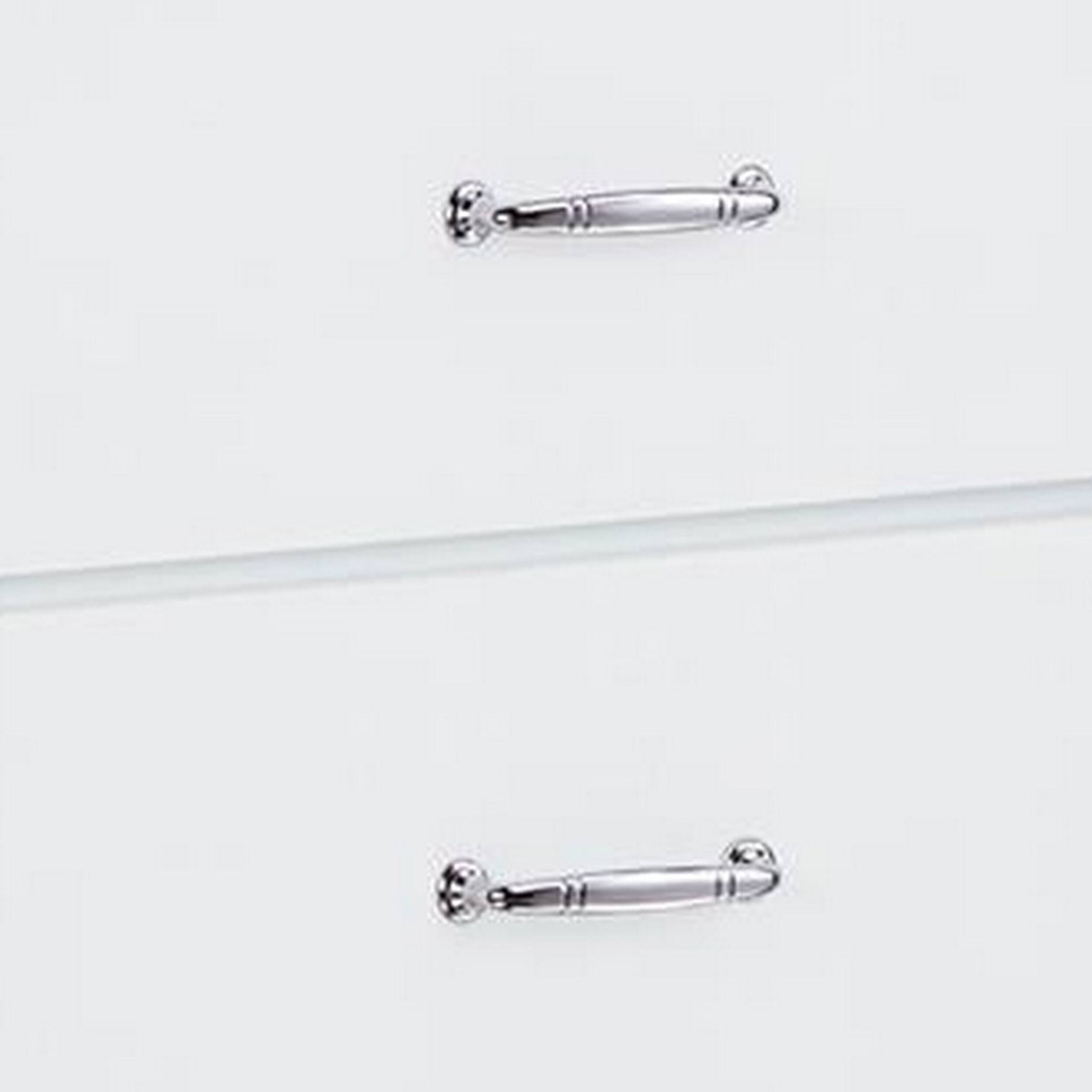 Alt View 2. Manhattan Lane - Contemporary Style 2 Drawers Wood  Nightstand - White.