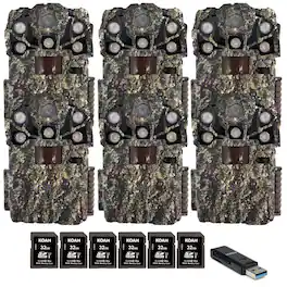 Browning Trail Cameras - Browning Recon Force Elite Ultra Non-Cellular Trail Camera (6 Pack) Bundle