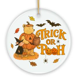 OrnamentallyYou - Vintage Trick or Pooh Ornament, Pooh Bear and Friends in Halloween Costume Tree Decor (Version 1) - Multi-colored