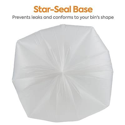 Star-Seal Base  
Prevents leaks and conforms to your bin's shape