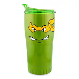 Silver Buffalo - Teenage Mutant Ninja Turtles Michelangelo Stainless Steel Tumbler With Lid - Green
