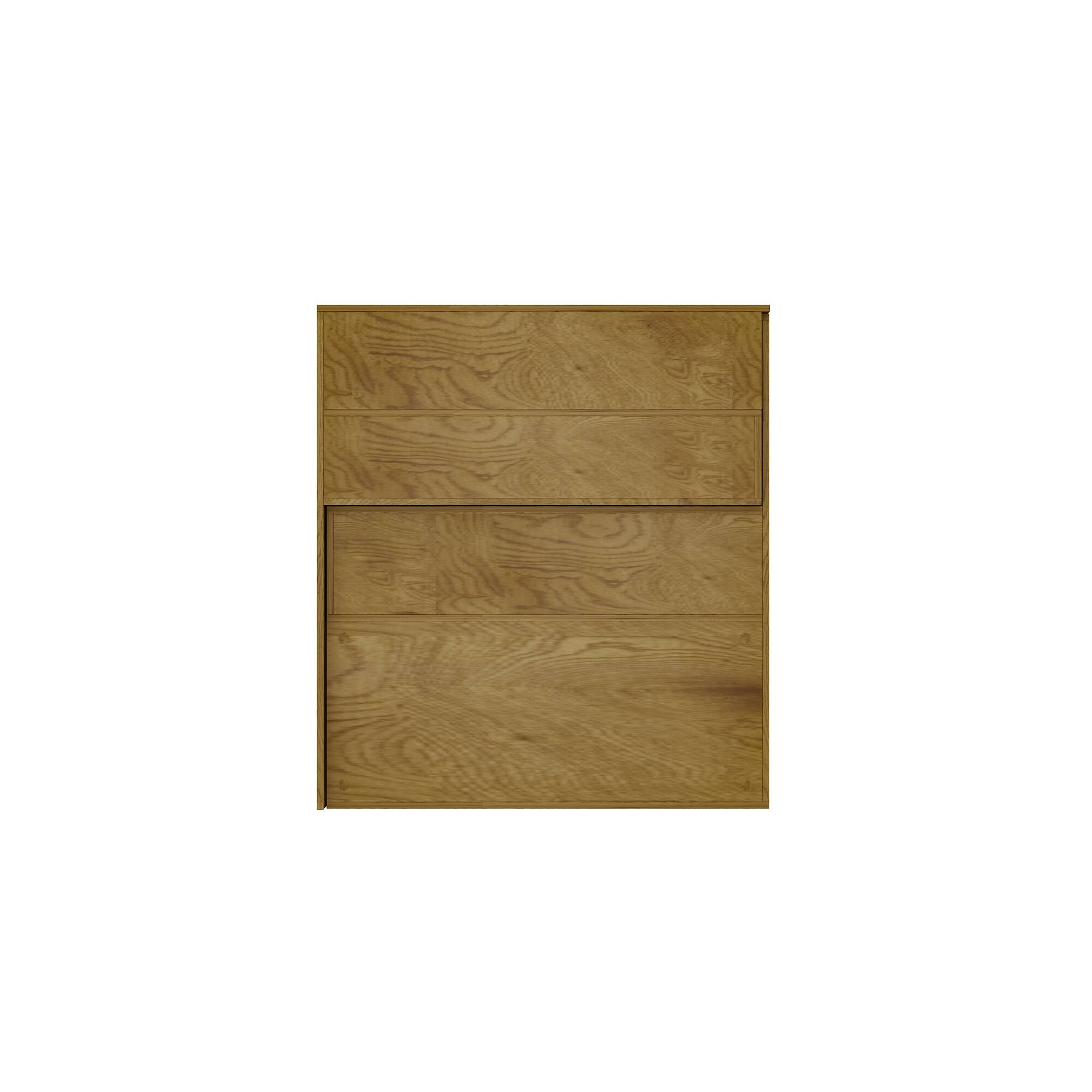 Back. Famapy - Famapy Modular Rotating Storage Display Cabinet – Multi - Scenario Wooden Organizer - Wooden.