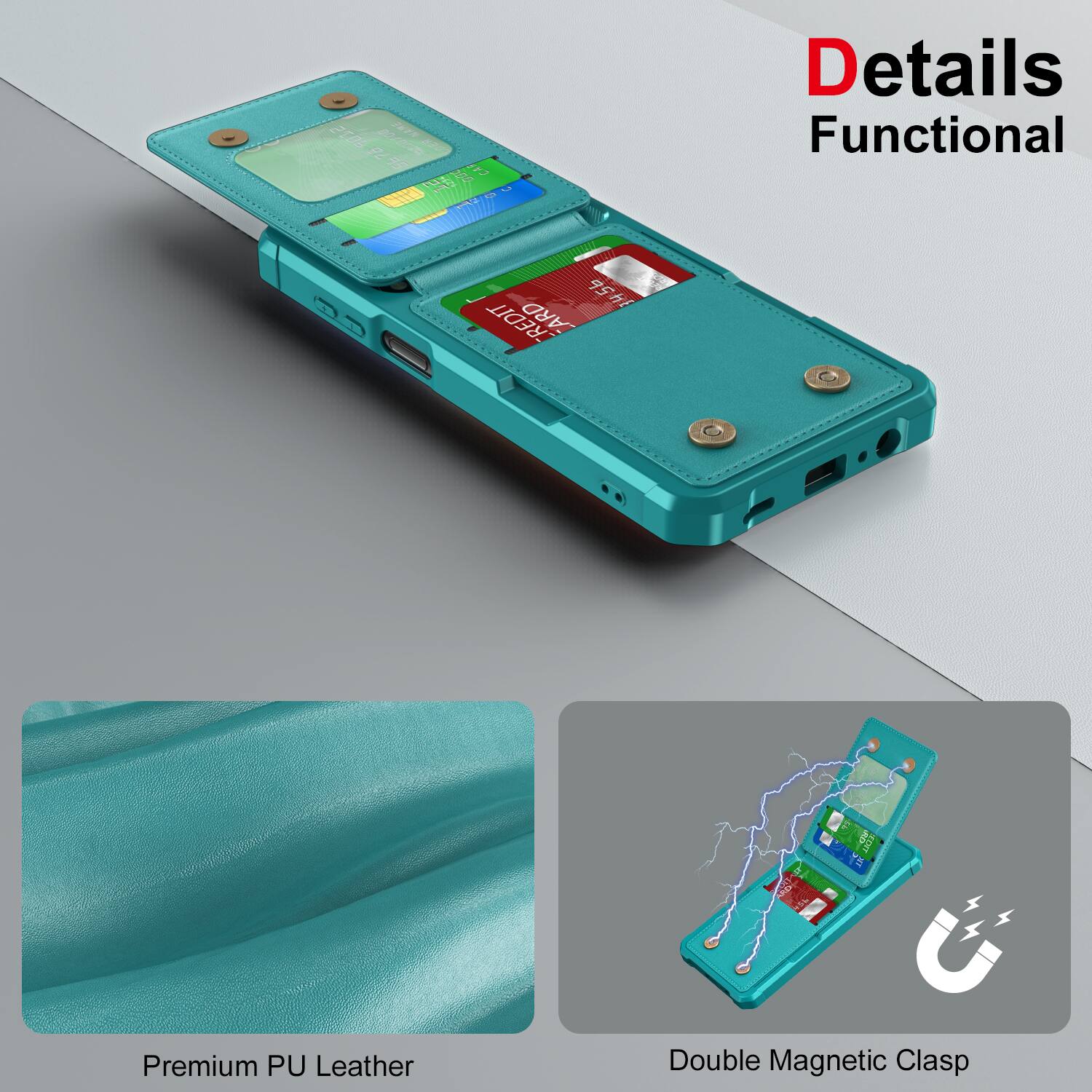 25049495 2106 A $49.99

Details Functional

456 H

REEDIT CARD

Premium PU Leather Double Magnetic Clasp