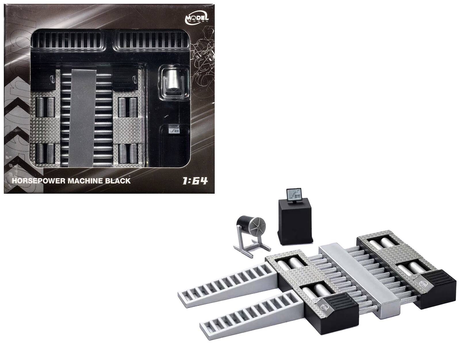 Horsepower Machine Black 1/64 Diecast Model by Model Model