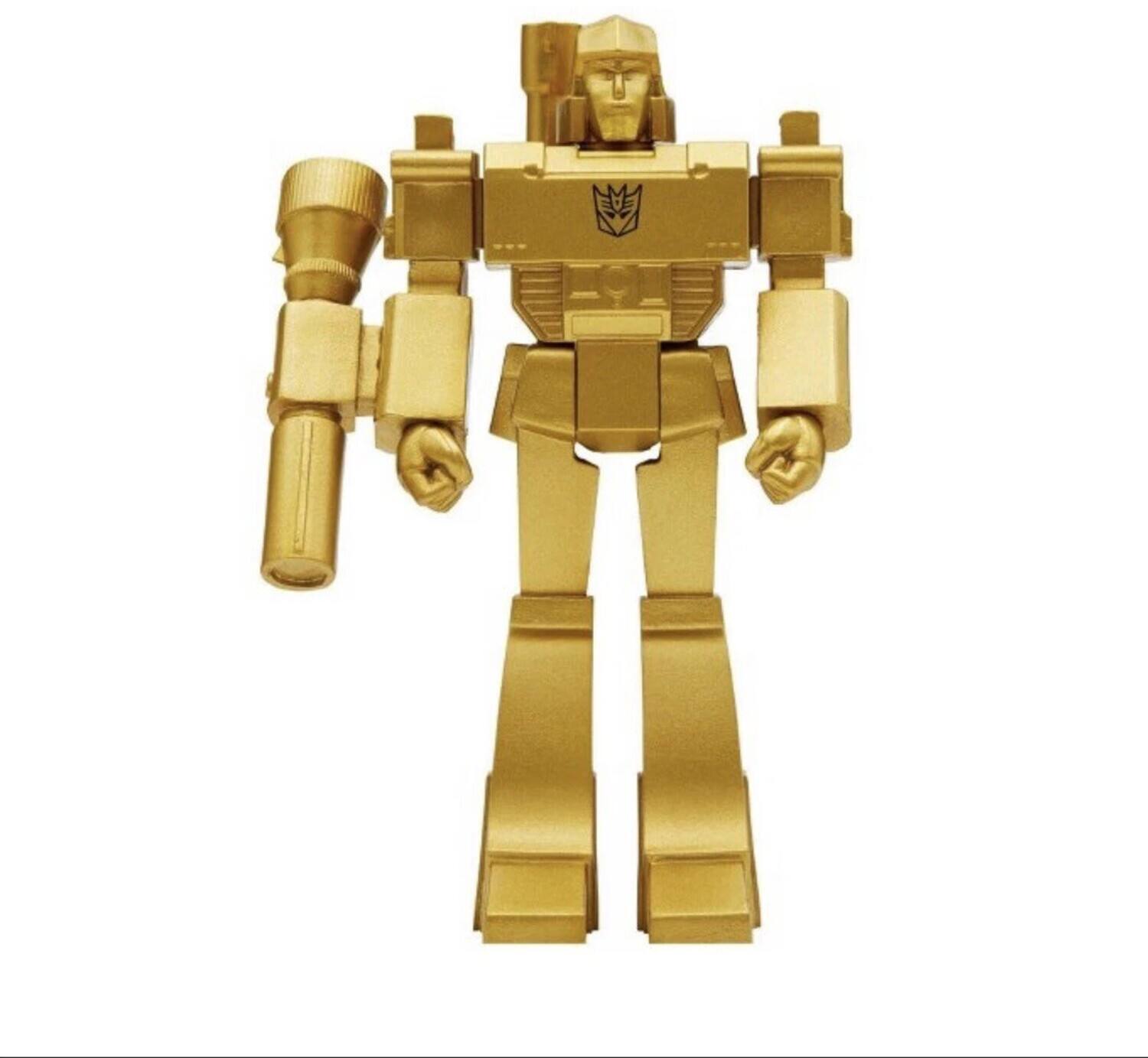 Alt View 3. Super7 - Transformers - Reaction Figures Wv1 - Megatron (Golden Lagoon)   - COLLECTIBLES - Multicolor.