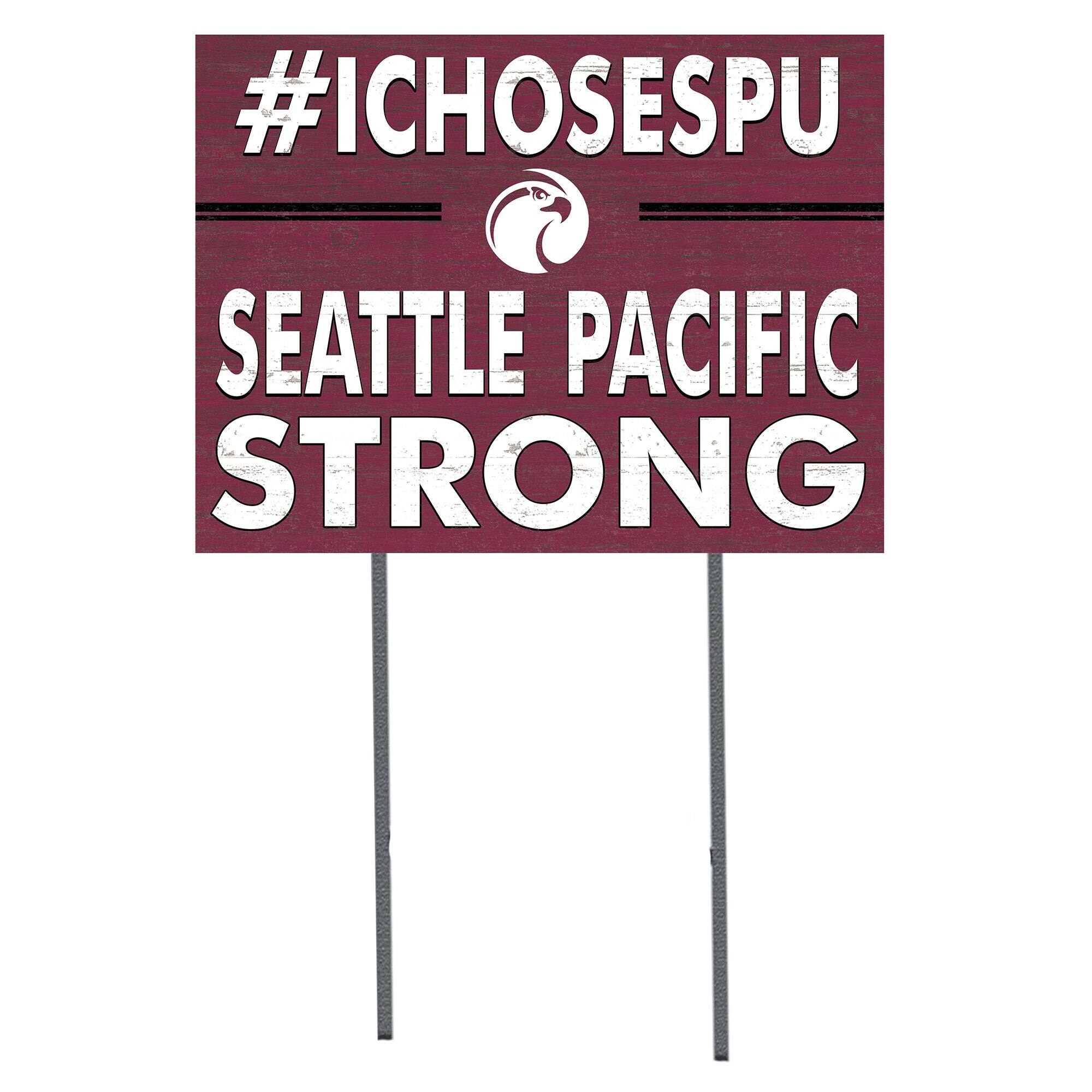 Seattle Pacific Falcons 18" x 24" I Chose Yard Sign