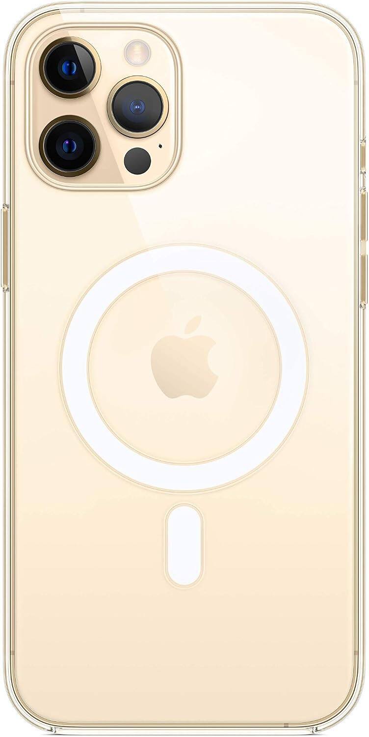 Alt View 3. Apple - Apple iPhone 12 Pro Max Clear Case with MagSafe - Clear.