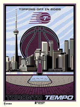 Phenom Gallery - Toronto Tempo 18" x 24" Serigraph Print - Multicolor