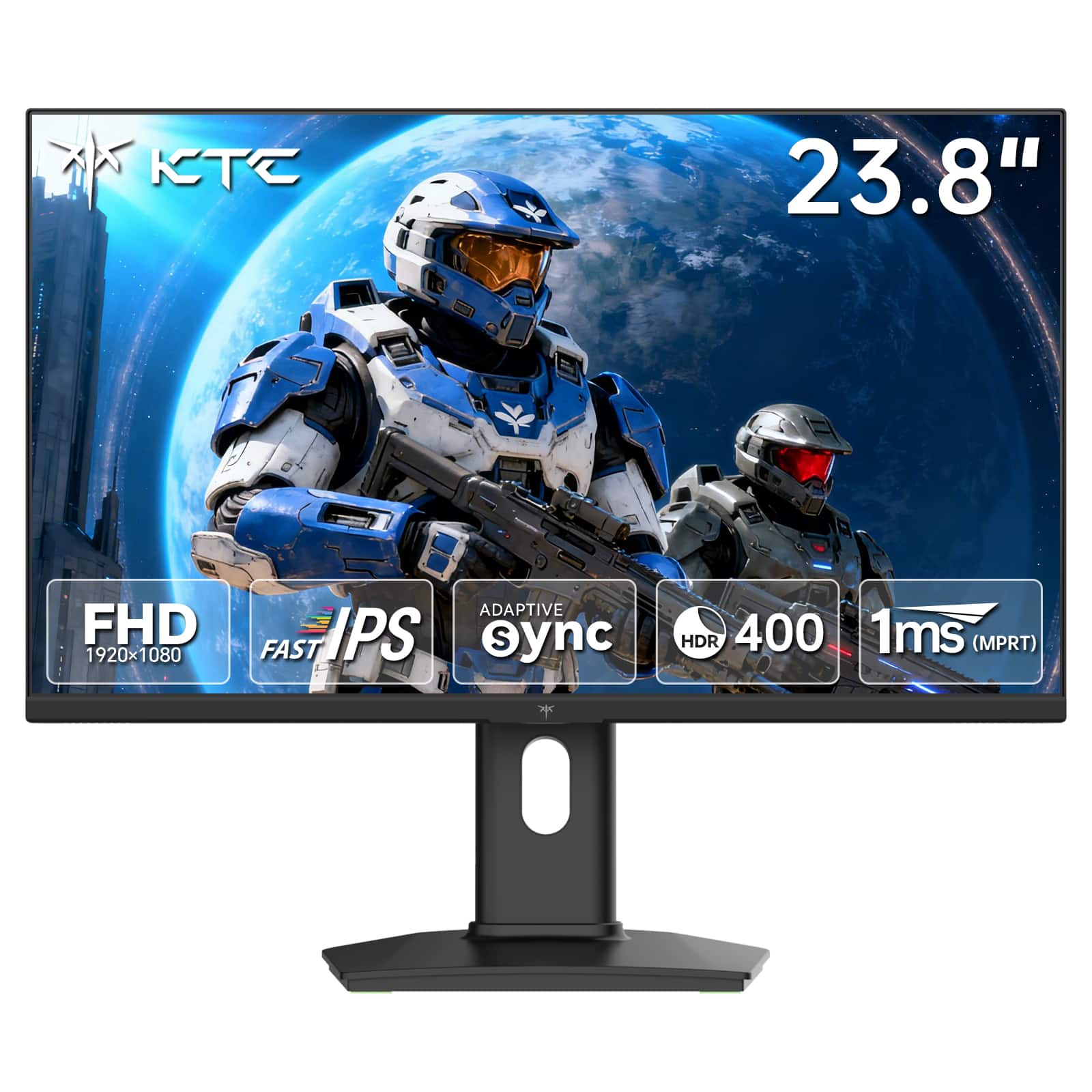 KTC  
23.8"  
FHD 1920x1080  
ADAPTIVE FAST IPS sync  
HDR 400 1ms (MPRT)